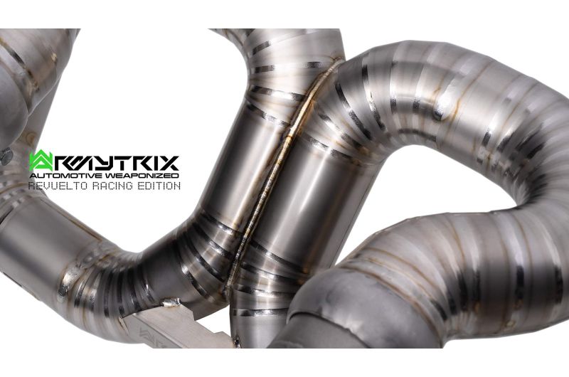 Tuyaux de catalyseur sport Armytrix à revêtement céramique 200 cpsi avec simulateurs de catalyseur pour Lamborghini Revuelto 6.5 L L545 V12 hybride (2024-présent)