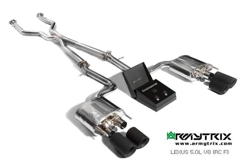 Tuyau d'échappement Valvetronic décatalysé à revêtement céramique Armytrix avec simulateur de catalyseur pour Lamborghini Murcielago LP640 (2006-2010)