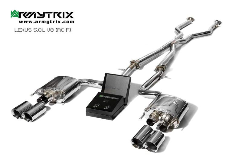 Tuyau d'échappement Valvetronic décatalysé à revêtement céramique Armytrix avec simulateur de catalyseur pour Lamborghini Murcielago LP640 (2006-2010)