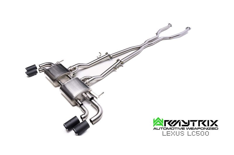 Lexus LC500 5.0 V8 (2017-present) valvetronic exhaust system - Armytrix Exhausts