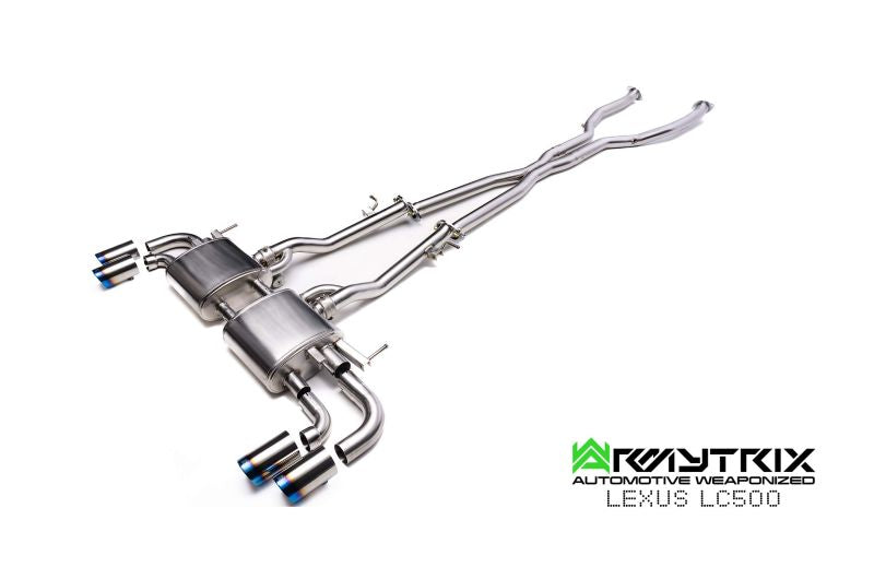 Lexus LC500 5.0 V8 (2017-present) valvetronic exhaust system - Armytrix Exhausts
