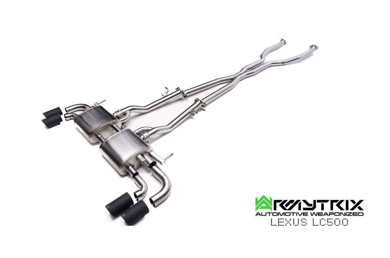 Lexus LC500 5.0 V8 (2017-present) valvetronic exhaust system - Armytrix Exhausts