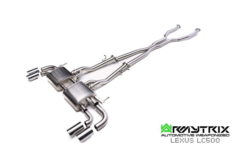 Lexus LC500 5.0 V8 (2017-present) valvetronic exhaust system - Armytrix Exhausts