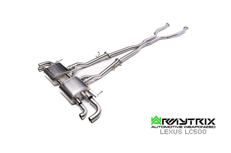 Lexus LC500 5.0 V8 (2017-present) valvetronic exhaust system - Armytrix Exhausts
