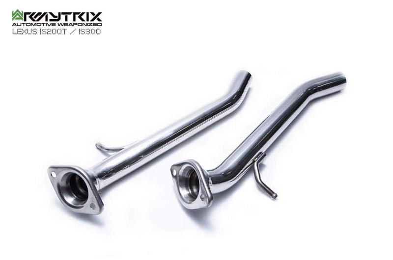 Tuyau de descente haute performance Armytrix sans catalyseur avec simulateur de catalyseur pour Lexus IS200T IS300 (2015-2020)