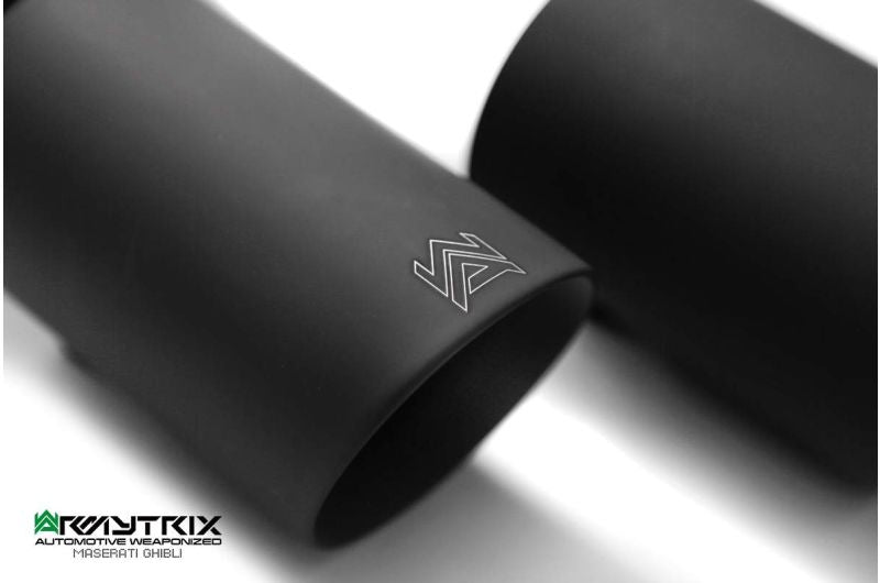 Tuyau de descente haute performance à revêtement céramique Armytrix, sans catalyseur et avec simulateur de catalyseur pour Maserati Ghibli (2013-2018)