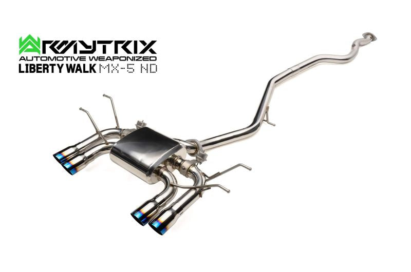 Tuyau d'échappement Valvetronic décatalysé à revêtement céramique Armytrix avec simulateur de catalyseur pour Lamborghini Murcielago LP640 (2006-2010)