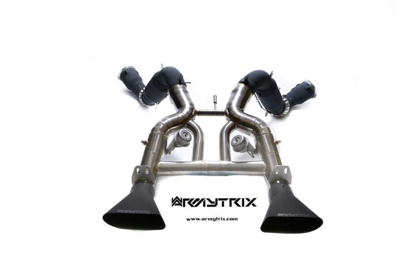 Tuyau d'échappement Valvetronic décatalysé à revêtement céramique Armytrix avec simulateur de catalyseur pour Lamborghini Murcielago LP640 (2006-2010)