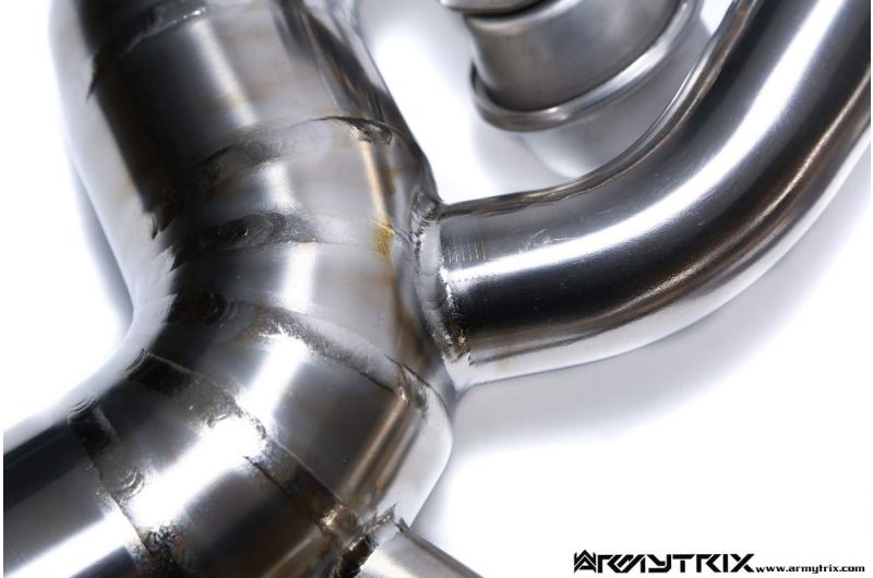 Tuyau d'échappement Valvetronic décatalysé à revêtement céramique Armytrix avec simulateur de catalyseur pour Lamborghini Murcielago LP640 (2006-2010)