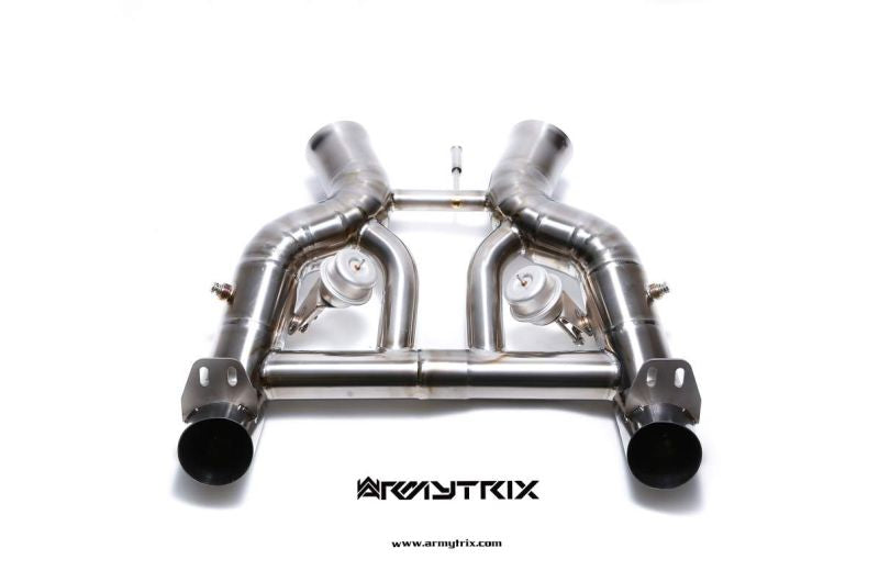 Tuyau d'échappement Valvetronic décatalysé à revêtement céramique Armytrix avec simulateur de catalyseur pour Lamborghini Murcielago LP640 (2006-2010)