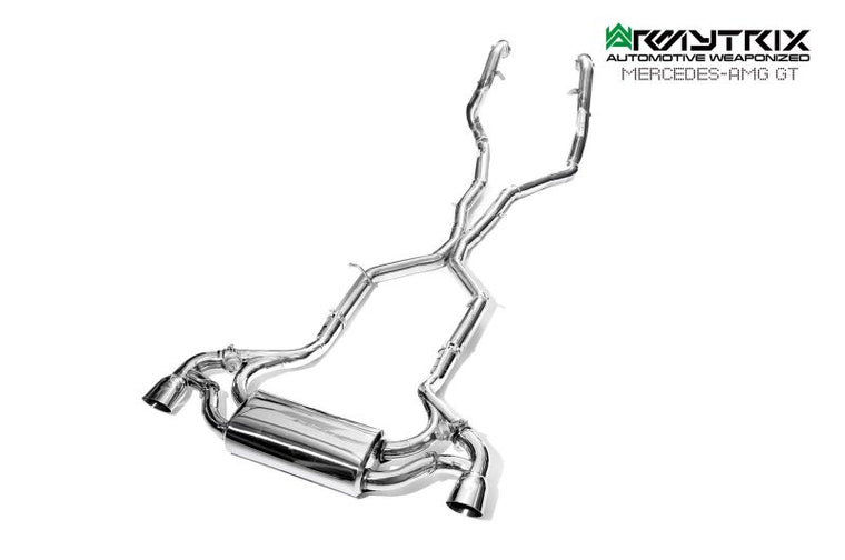 Tuyau de descente sport Armytrix avec catalyseur à revêtement céramique et convertisseur catalytique 200 CPSI pour Mercedes-AMG GT/GT S (2015-présent)
