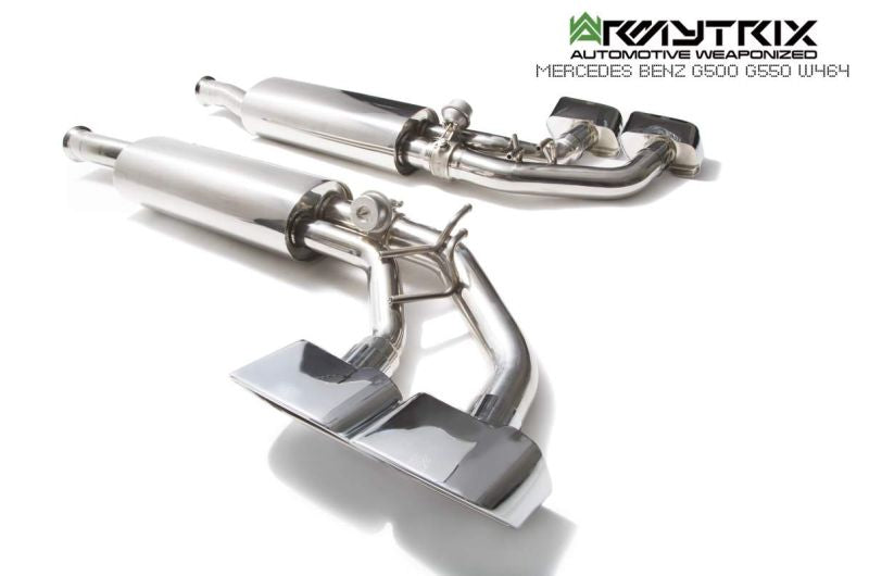 Mercedes Benz W463A G500 (2018-Present) valvetronic exhaust system - Armytrix Exhausts