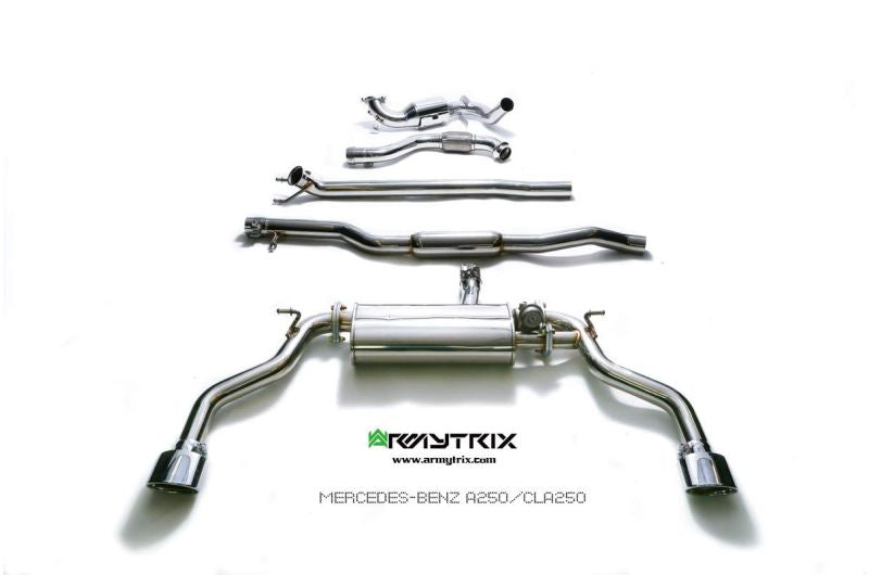 Mercedes Benz/CLA-Klasse/C117 CLA250 4 Matic (2013-2015) valvetronic exhaust system - Armytrix Exhausts