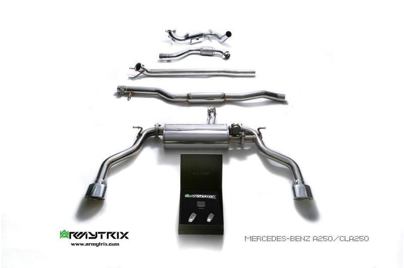Mercedes Benz/CLA-Klasse/C117 CLA250 4 Matic (2013-2015) valvetronic exhaust system - Armytrix Exhausts