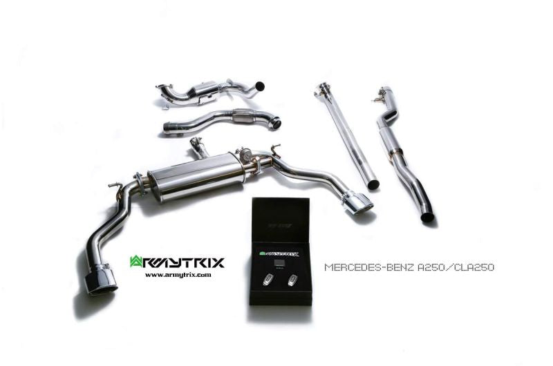 Mercedes Benz/CLA-Klasse/C117 CLA250 4 Matic (2013-2015) valvetronic exhaust system - Armytrix Exhausts