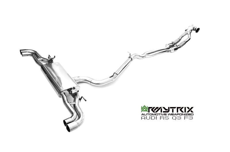 Tube intermédiaire Armytrix + silencieux Valvetronic pour Audi RSQ3 F3 (2019-présent)
