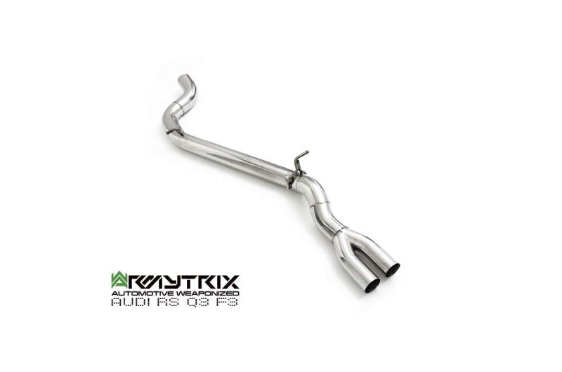 Tube intermédiaire Armytrix + silencieux Valvetronic pour Audi RSQ3 F3 (2019-présent)