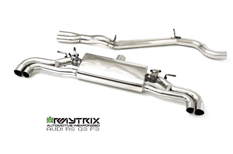 Tube intermédiaire Armytrix + silencieux Valvetronic pour Audi RSQ3 F3 (2019-présent)