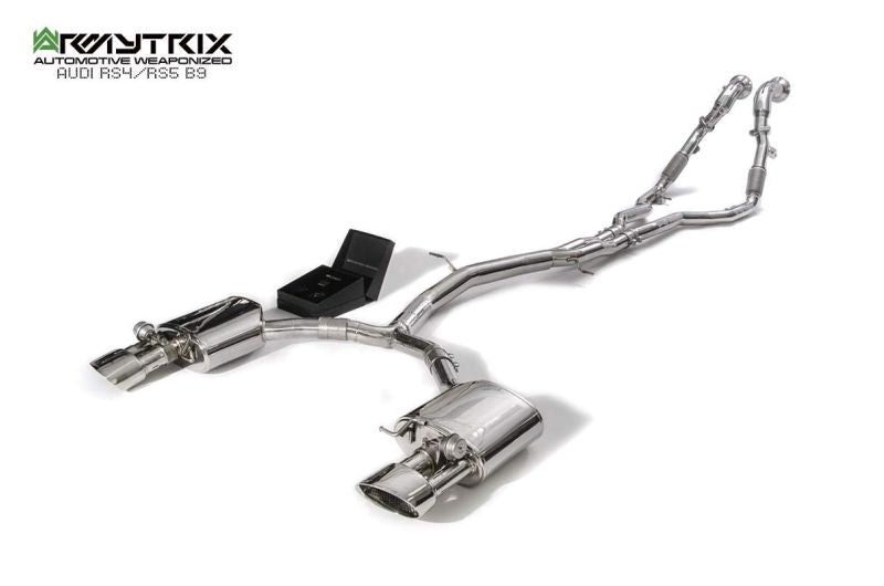 Système d'échappement Armytrix Valvetronic pour Audi RS4 B9 sans FAP (2017-présent)