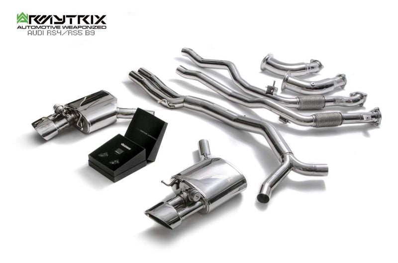 Système d'échappement Armytrix Valvetronic pour Audi RS4 B9 sans FAP (2017-présent)
