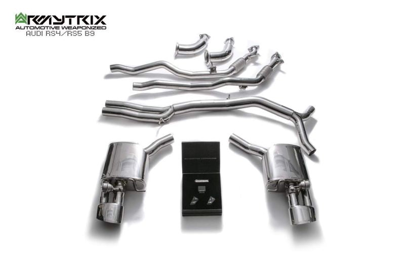 Système d'échappement Armytrix Valvetronic pour Audi RS4 B9 sans FAP (2017-présent)