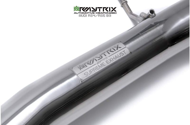Système d'échappement Armytrix Valvetronic pour Audi RS4 B9 sans FAP (2017-présent)