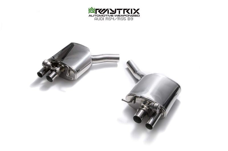 Système d'échappement Armytrix Valvetronic pour Audi RS4 B9 sans FAP (2017-présent)