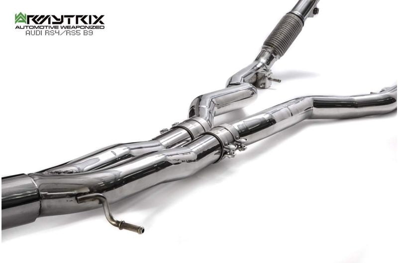 Système d'échappement Armytrix Valvetronic pour Audi RS4 B9 sans FAP (2017-présent)