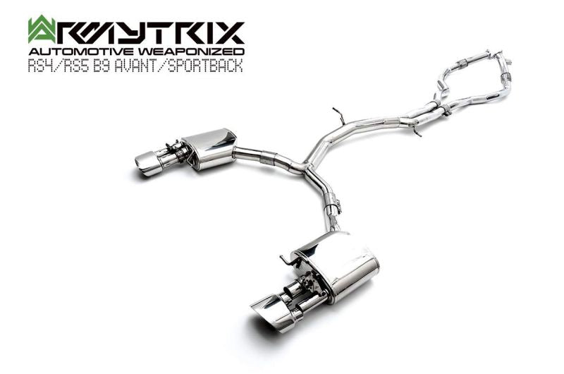 Système d'échappement Valvetronic Armytrix *Compatible avec la commande Valvetronic d'origine pour Audi RS4 B9 OPF (2019-présent)