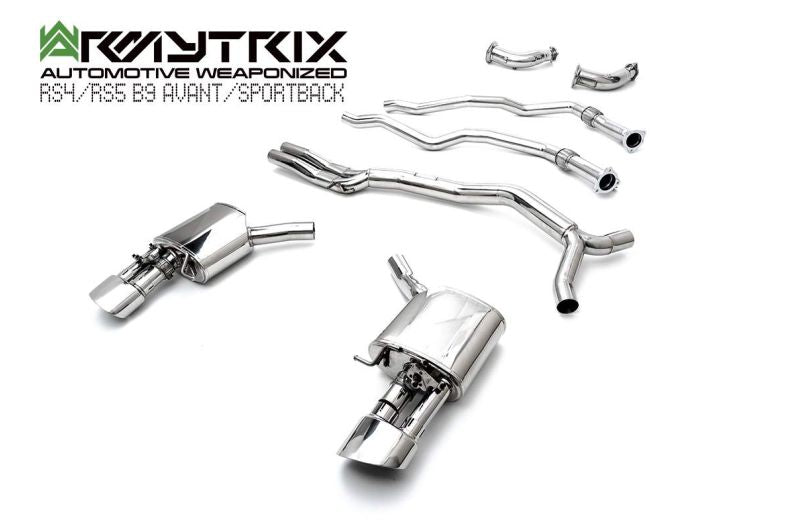 Système d'échappement Valvetronic Armytrix *Compatible avec la commande Valvetronic d'origine pour Audi RS4 B9 OPF (2019-présent)