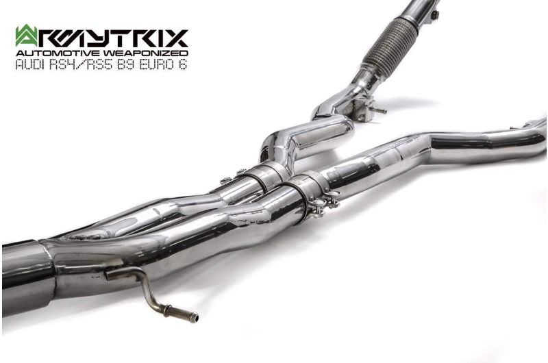 Système d'échappement Valvetronic Armytrix *Compatible avec la commande Valvetronic d'origine pour Audi RS4 B9 OPF (2019-présent)