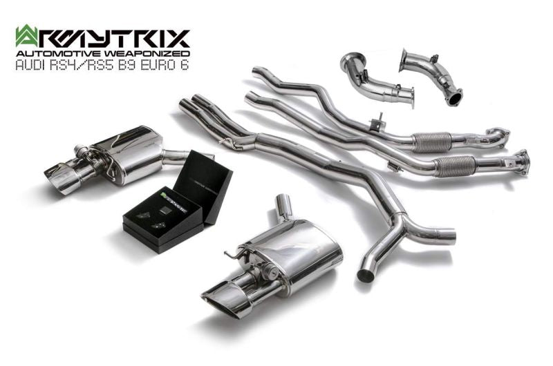 Système d'échappement Valvetronic Armytrix *Compatible avec la commande Valvetronic d'origine pour Audi RS4 B9 OPF (2019-présent)