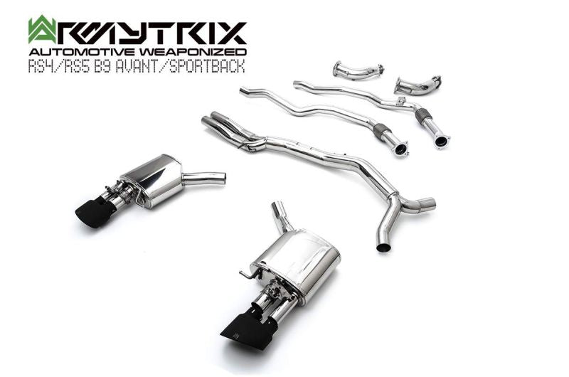 Système d'échappement Valvetronic Armytrix *Compatible avec la commande Valvetronic d'origine pour Audi RS4 B9 OPF (2019-présent)