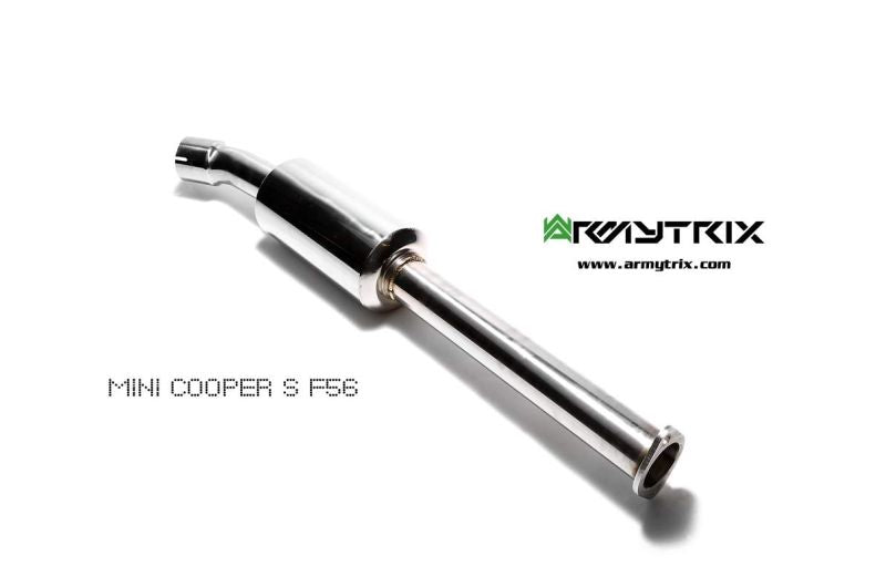 Tuyau de descente haute performance Armytrix sans catalyseur avec simulateur de catalyseur Euro 6 pour MINI Cooper S F55 2.0 turbo (2014-2018)