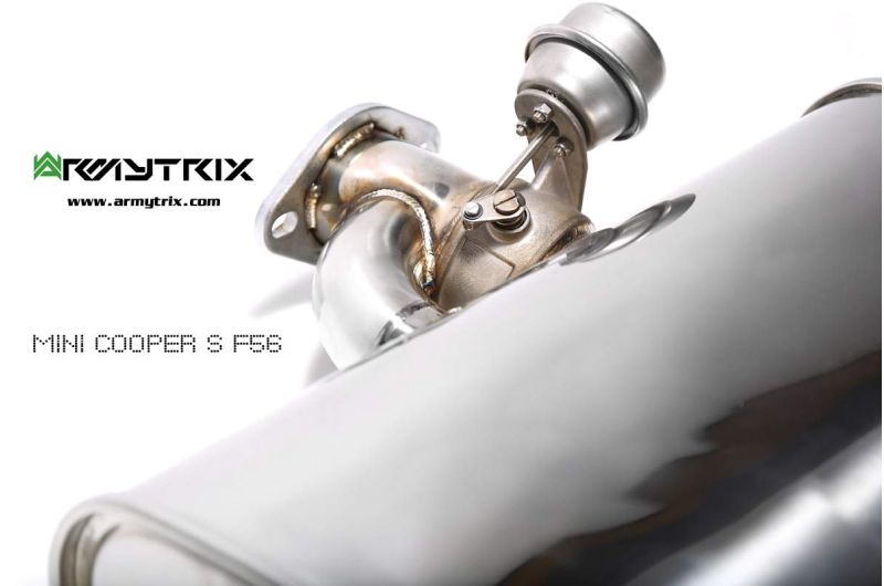 Tuyau de descente haute performance Armytrix sans catalyseur avec simulateur de catalyseur Euro 6 pour MINI Cooper S F55 2.0 turbo (2014-2018)