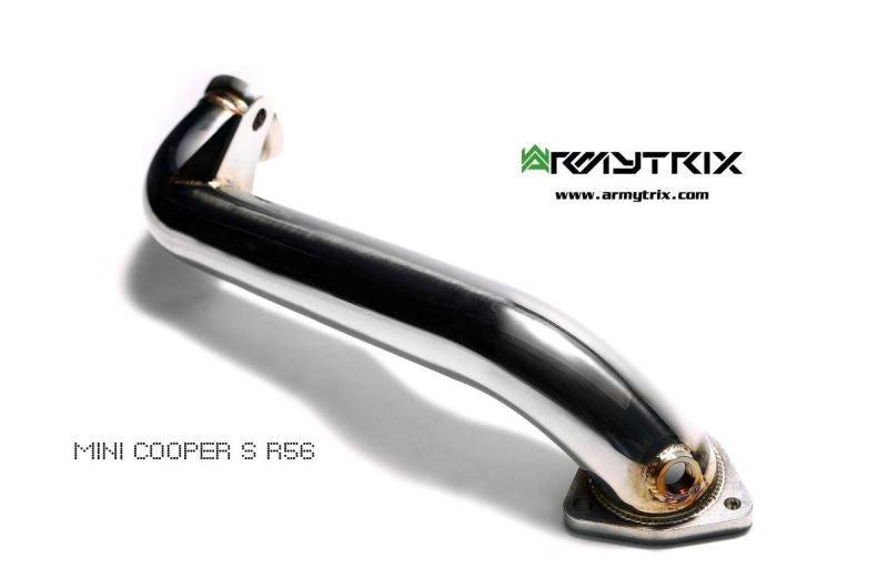 Tuyau de descente haute performance Armytrix sans catalyseur avec simulateur de catalyseur pour MINI Cooper S R56/R57/R58/R59 1.6 turbo (2010-2014)