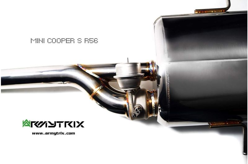 Tuyau de descente haute performance Armytrix sans catalyseur avec simulateur de catalyseur pour MINI Cooper S R56/R57/R58/R59 1.6 turbo (2010-2014)
