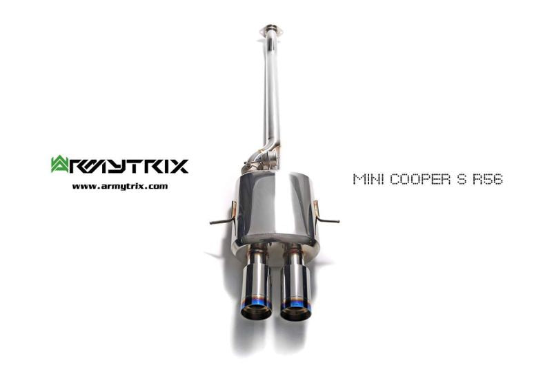 Tuyau de descente haute performance Armytrix sans catalyseur avec simulateur de catalyseur pour MINI Cooper S R56/R57/R58/R59 1.6 turbo (2010-2014)