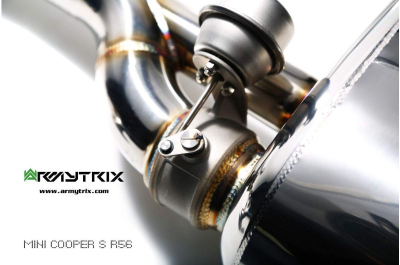 Tuyau de descente haute performance Armytrix sans catalyseur avec simulateur de catalyseur pour MINI Cooper S R56/R57/R58/R59 1.6 turbo (2010-2014)
