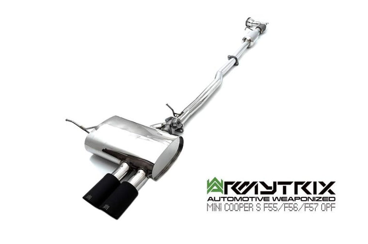 Tuyau d'échappement sport Armytrix avec revêtement céramique et catalyseur 200 cpsi + (couvercle de sonde lambda) pour MINI Cooper S F56 F57 2.0 turbo (2019-2024)