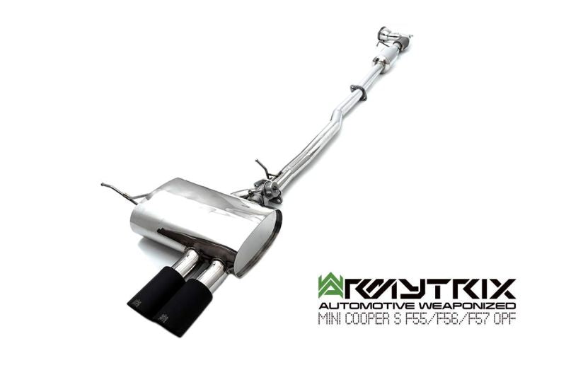 Tuyau d'échappement sport Armytrix avec revêtement céramique et catalyseur 200 cpsi + (couvercle de sonde lambda) pour MINI Cooper S F56 F57 2.0 turbo (2019-2024)