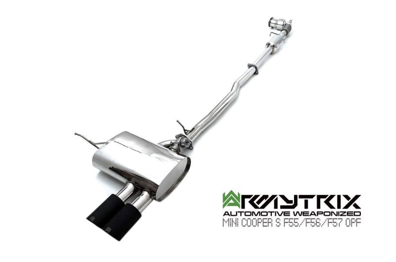 Tuyau d'échappement sport Armytrix avec revêtement céramique et catalyseur 200 cpsi + (couvercle de sonde lambda) pour MINI Cooper S F56 F57 2.0 turbo (2019-2024)
