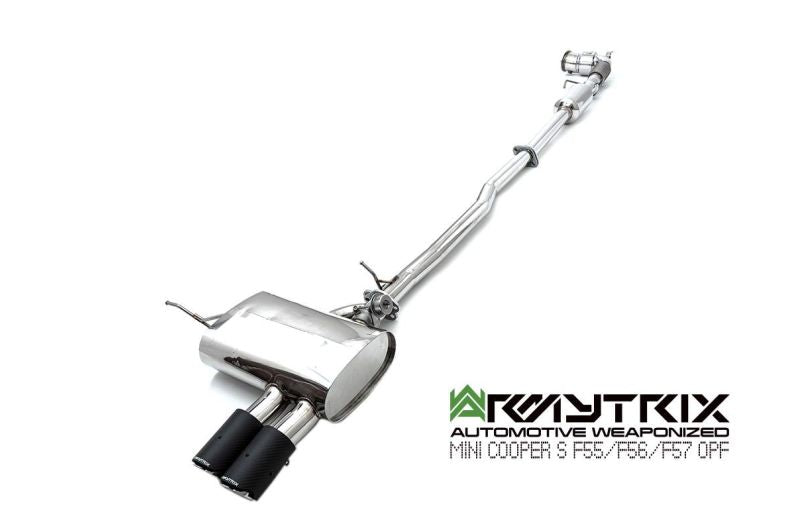 Tuyau d'échappement sport Armytrix avec revêtement céramique et catalyseur 200 cpsi + (couvercle de sonde lambda) pour MINI Cooper S F56 F57 2.0 turbo (2019-2024)