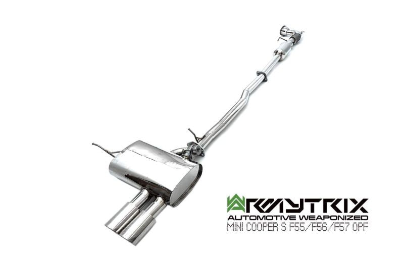 Tuyau d'échappement sport Armytrix avec revêtement céramique et catalyseur 200 cpsi + (couvercle de sonde lambda) pour MINI Cooper S F56 F57 2.0 turbo (2019-2024)