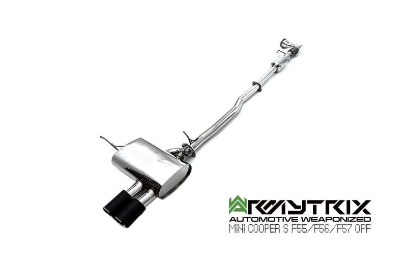 Tuyau d'échappement sport Armytrix avec revêtement céramique et catalyseur 200 cpsi + (couvercle de sonde lambda) pour MINI Cooper S F56 F57 2.0 turbo (2019-2024)