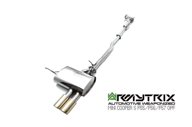 Tuyau d'échappement sport Armytrix avec revêtement céramique et catalyseur 200 cpsi + (couvercle de sonde lambda) pour MINI Cooper S F56 F57 2.0 turbo (2019-2024)