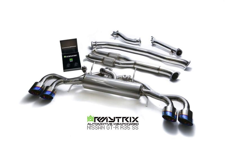 Tuyau d'échappement sport Armytrix avec revêtement céramique et catalyseur 200 cpsi + (couvercle de sonde lambda) pour MINI Cooper S F56 F57 2.0 turbo (2019-2024)