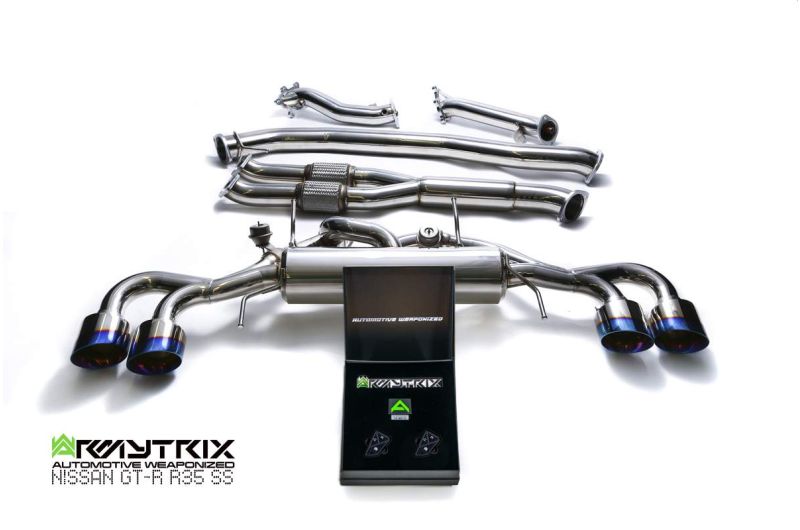 Tuyau d'échappement sport Armytrix avec revêtement céramique et catalyseur 200 cpsi + (couvercle de sonde lambda) pour MINI Cooper S F56 F57 2.0 turbo (2019-2024)