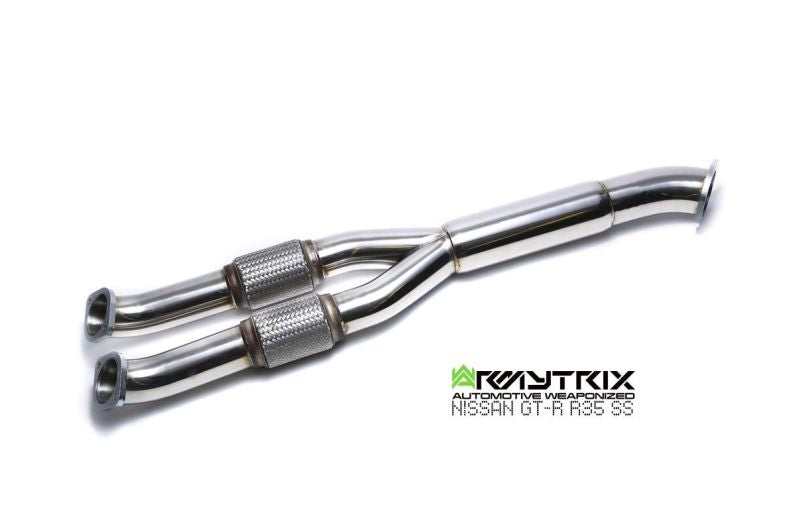 Tuyau d'échappement sport Armytrix avec revêtement céramique et catalyseur 200 cpsi + (couvercle de sonde lambda) pour MINI Cooper S F56 F57 2.0 turbo (2019-2024)