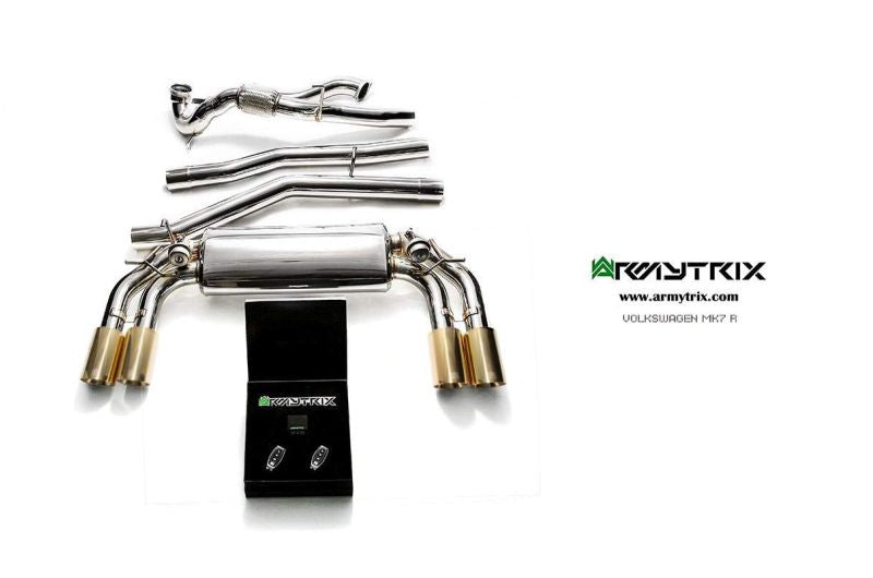Volkswagen Golf R MK7 (2013-2016) valvetronic exhaust system - Armytrix Exhausts